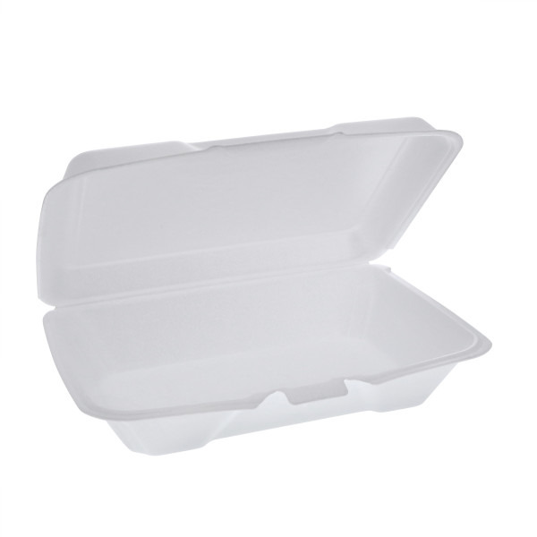 Pactiv - YTH10206 - Shallow Foam Hinged Container, 9x6x1.5 - 150 ct