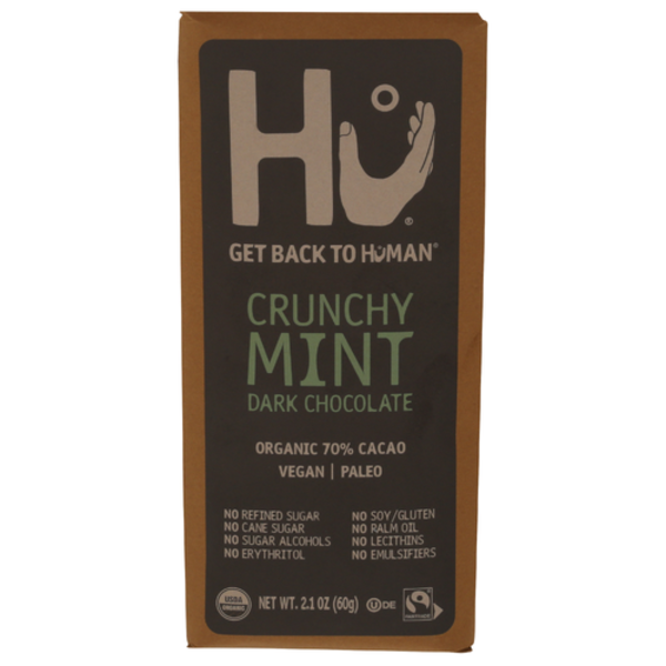 Hu Organic Crunchy Mint Dark Chocolate Bar