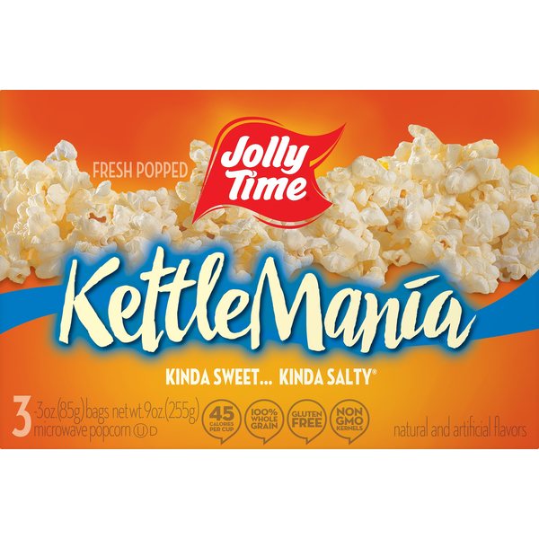 Jolly Time Microwave Popcorn, KettleMania (3 each) Instacart