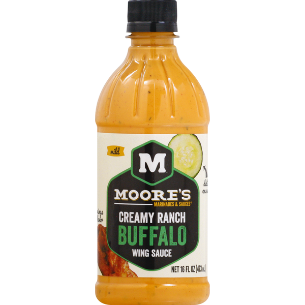 Moore's Buffalo Wing Sauce, Creamy Ranch, Mild (16 oz) Instacart