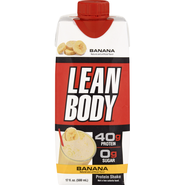 Lean Body Protein Shake, Banana (17 oz) Instacart