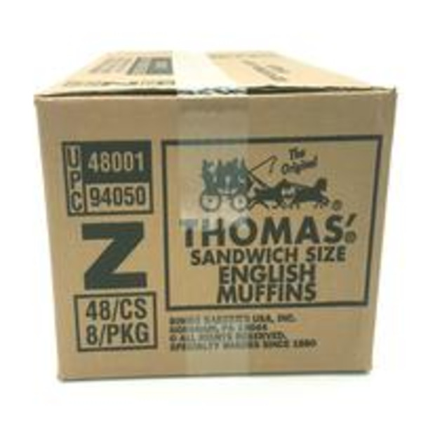 Frozen Thomas - Sandwich Size English Muffins - 6/8ct. Pack
