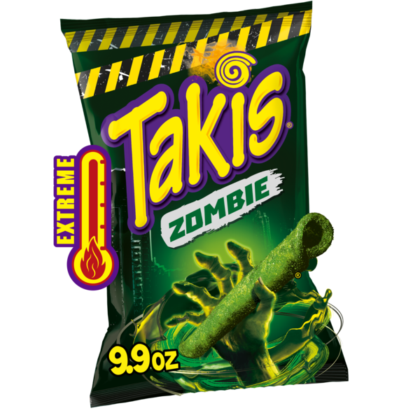 Takis Zombie 9.9 oz Sharing Size Bag, Habanero & Cucumber Flavored