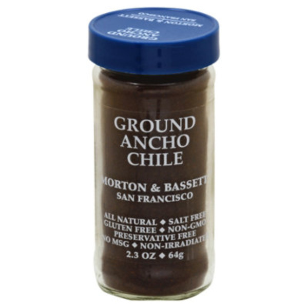 Morton & Bassett Spices Ancho Chile, Ground