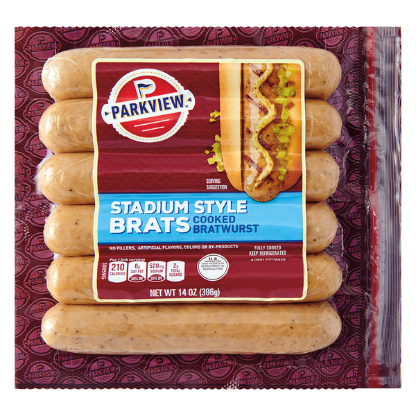 Parkview Stadium Style Brats, 6 Count