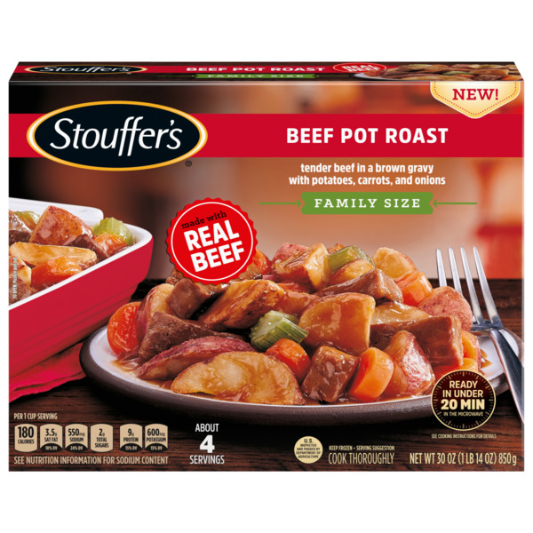 Meijer Stouffer's S Frozen Meal Pot Roast Fs SameDay Delivery or