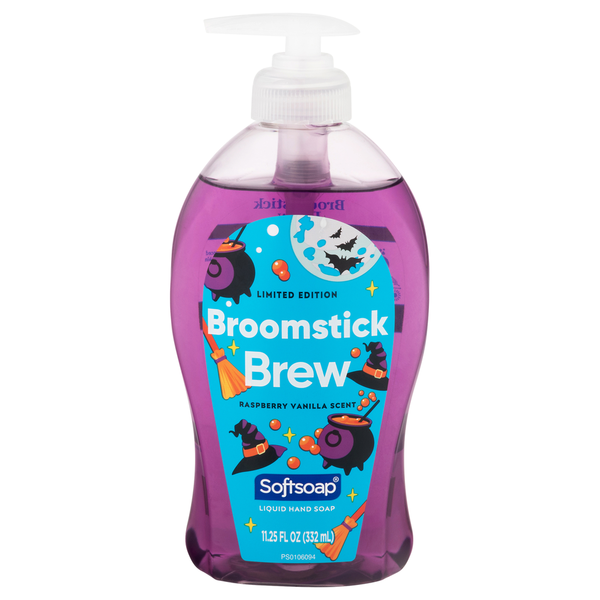 Softsoap Broomstick Brew Raspberry Vanilla Scent Halloween Liquid