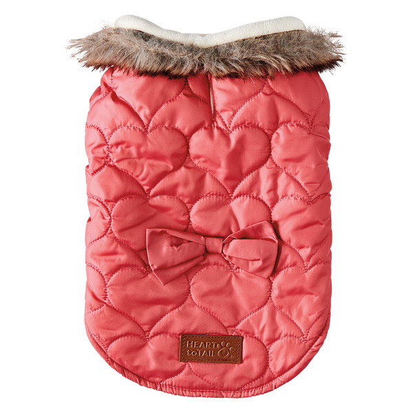 ALDI Heart to Tail Fur Pet Jacket Pink Pickup Instacart