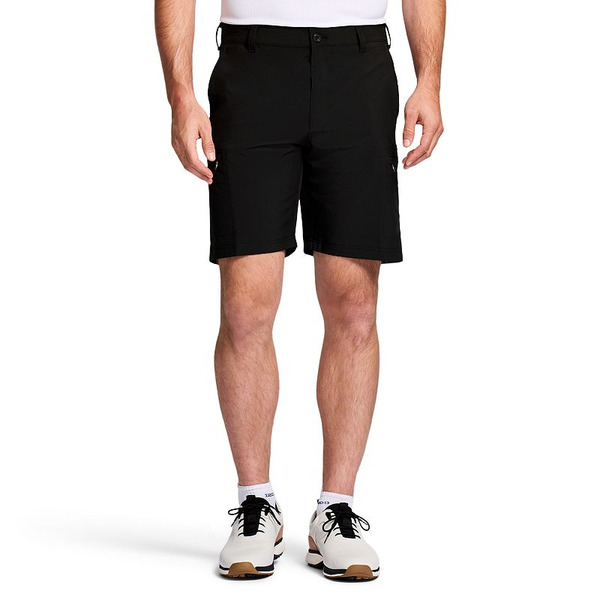 Men's IZOD 9.5-in. Golf Swingflex Cargo Shorts, Size: 34, Black
