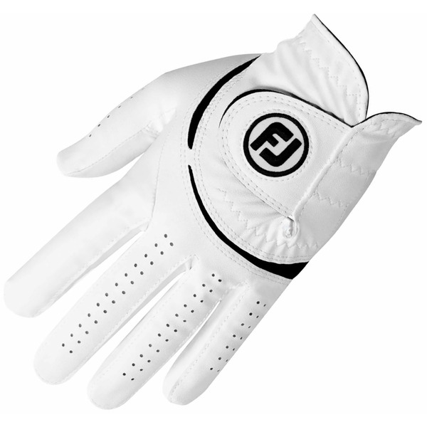 Foot Joy Women's 2024 WeatherSof Golf Gloves, Small - White