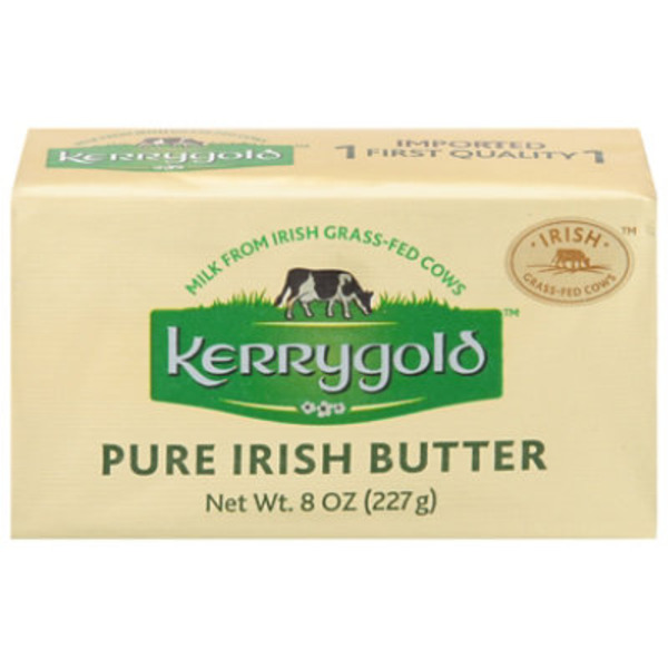 Kerrygold Grass-Fed Pure Irish Salted Butter Foil