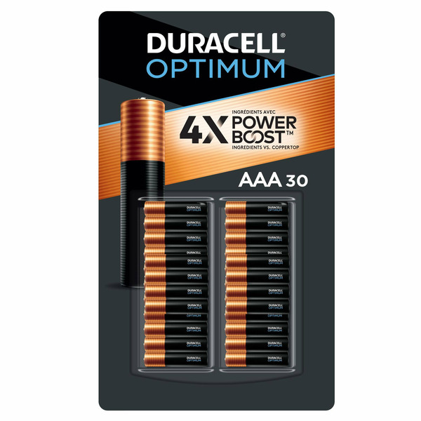 Duracell Optimum AAA Batteries with Power Boost Ingredients