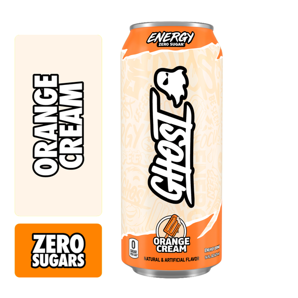 GHOST Zero Sugar Energy Drink, Orange Cream Same-Day Delivery or