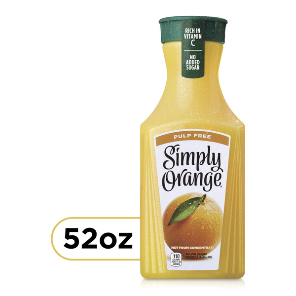 Kroger Simply Orange Pulp-Free Orange Juice Same-Day Delivery or