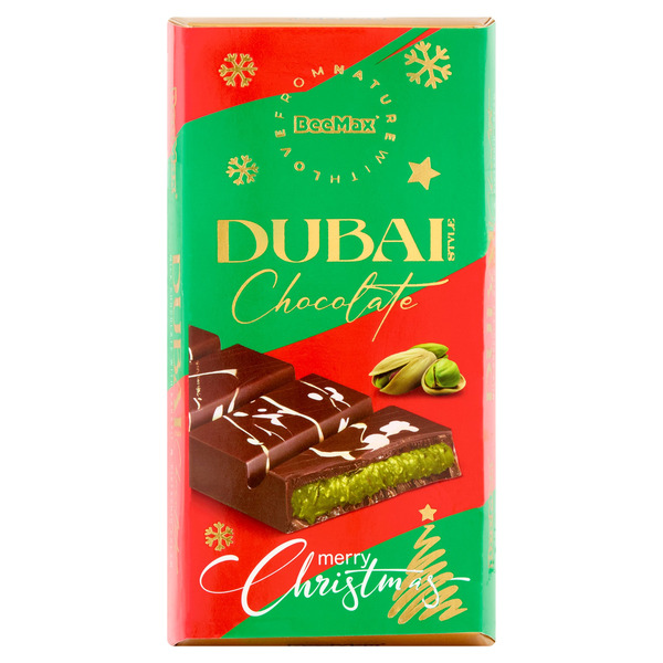 Beemax Merry Christmas Dubai Style Chocolate Same-Day Delivery