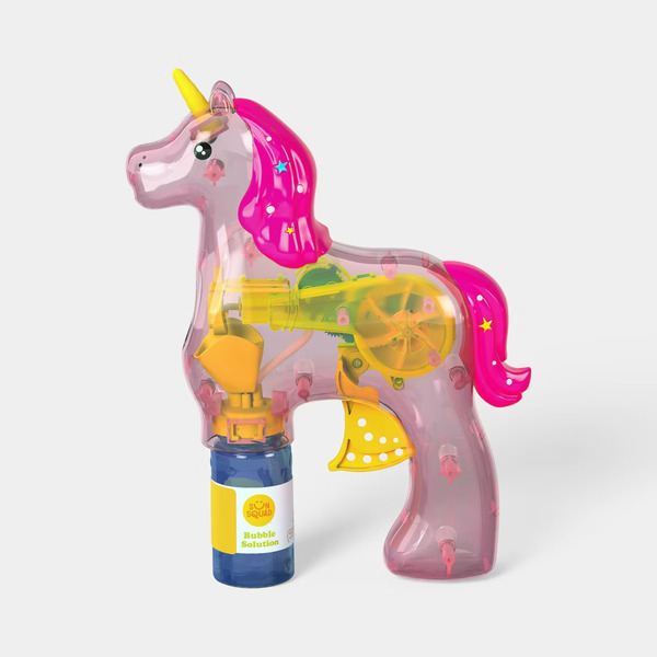 Sun Squad Kids' Light-Up Unicorn Bubble Blaster
