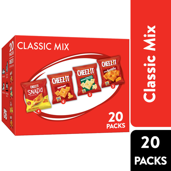 Cheez-It Variety Pack Cheese Crackers, Baked Snack Crackers, 19.1