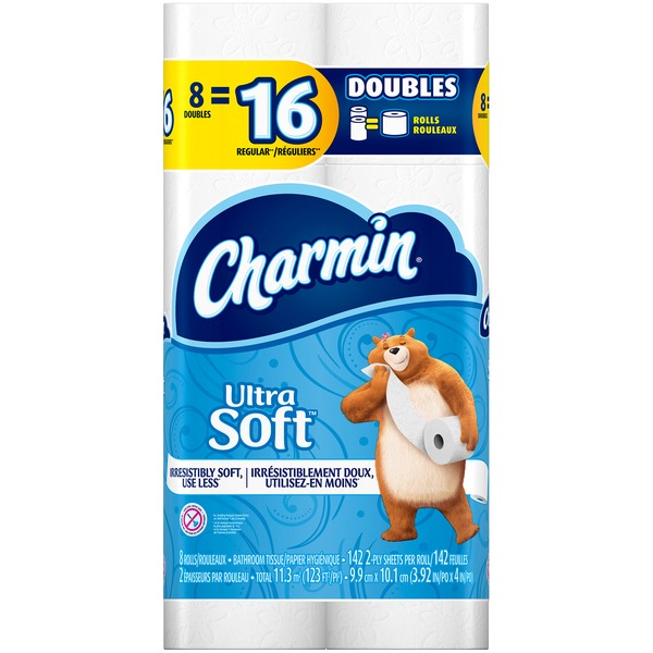 Charmin Soft Toilet Paper Double Rolls (8 ct) from Safeway Instacart