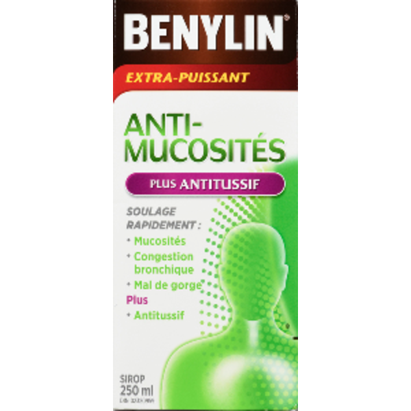 BENYLIN Extra Strength Mucus & Phlegm Plus Cough Control Syrup Day