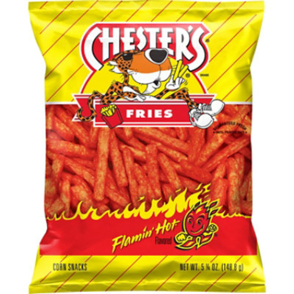 Chester's Flamin' Hot Flavored Corn and Potato Snacks
