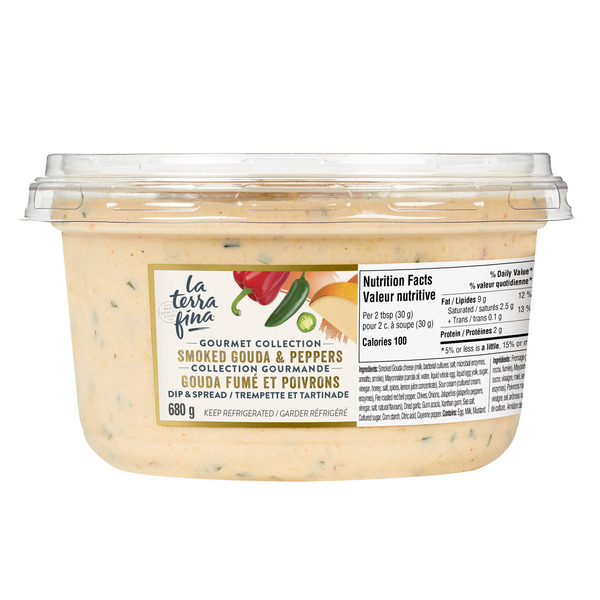 La Terra Fina Smoked Gouda & Peppers Dip Spread 680 g