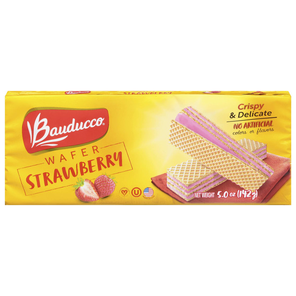 Galletas Donde Fresa Nieve Strawberry Cream Filled Wafers