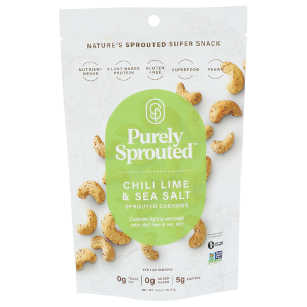 Purely Sprouted Chili Lime & Sea Salt Sprouted Cashew Super Snack Mix