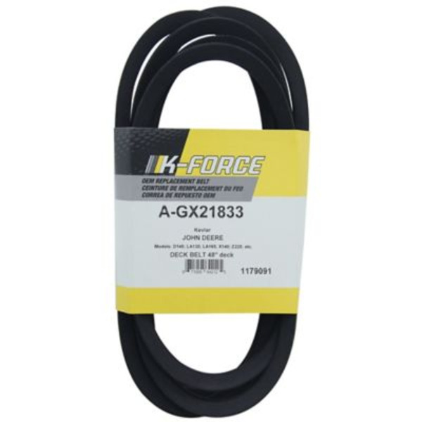 A & I Products 48 in. Aramid Lawn Mower Deck Belt for John Deere Mowers