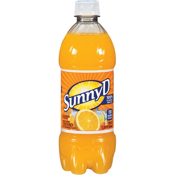 64 Oz Sunny D Smooth Orange Juice SunnyD Citrus Punch, Orange