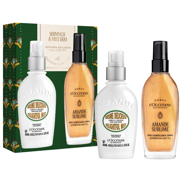 L'Occitane Almond Shimmer & Mist Duo Gift Set