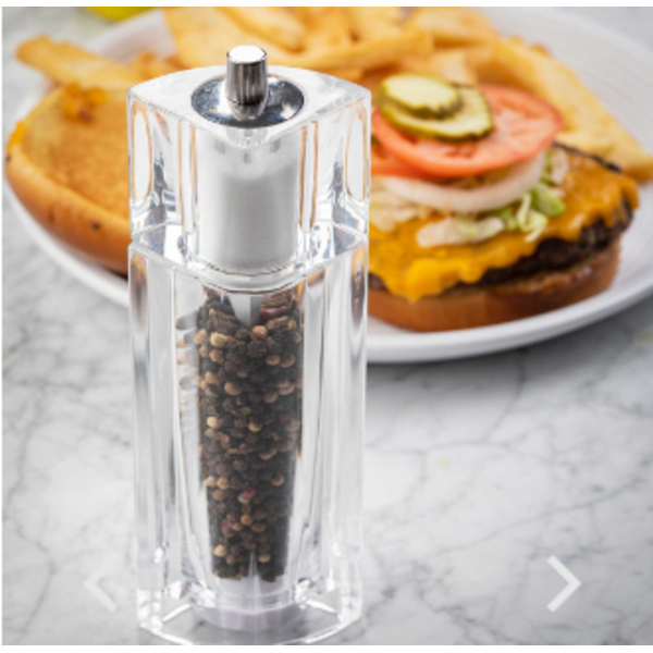 Acrylic Salt And Pepper Mill