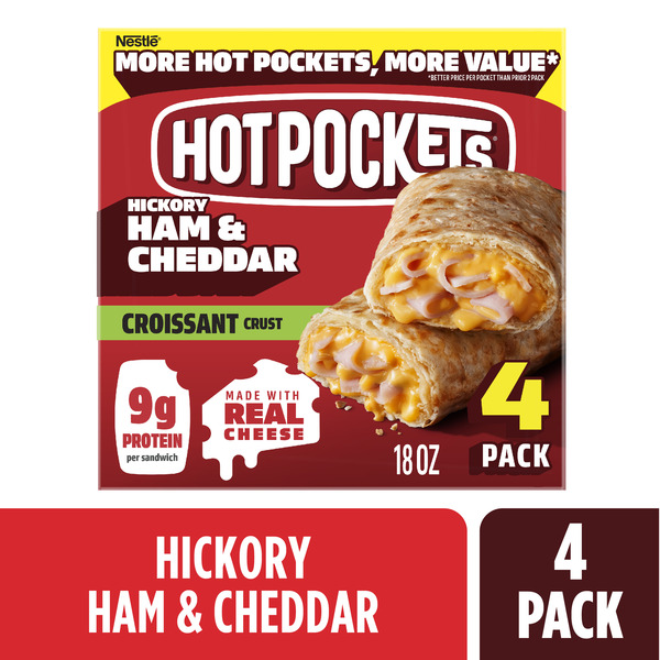Hot Pockets Ham And Cheddar Croissant Crust Same-Day Delivery or