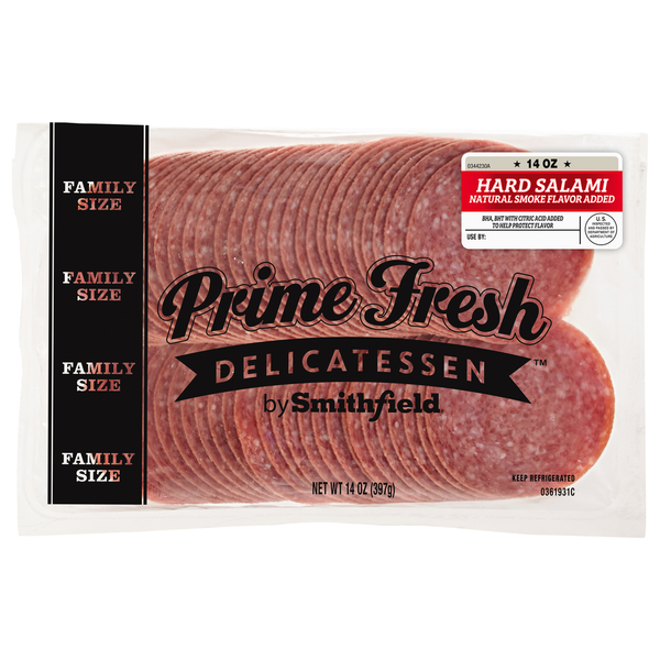 Smithfield Natural Smoke Flavor Added Hard Salami Family Size