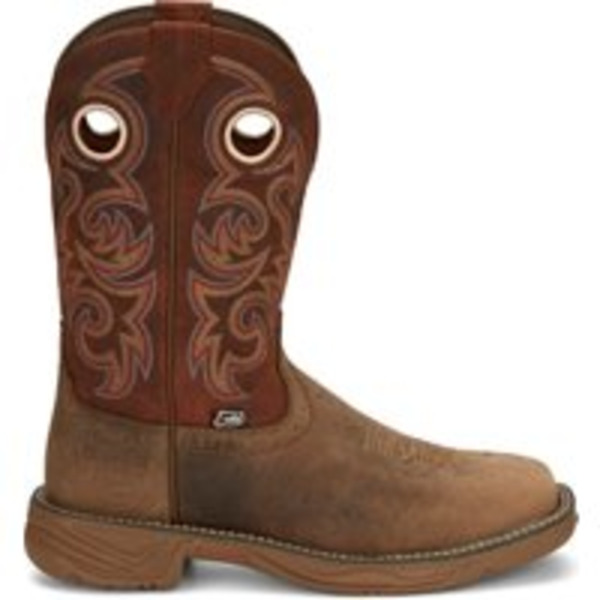 Justin's Stampede Rush 11 in Composite Toe Waterproof Work Boots, Size 10.5