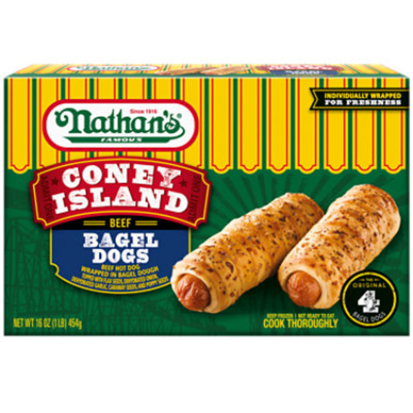 Nathan’s Famous Coney Island Beef Bagel Dogs