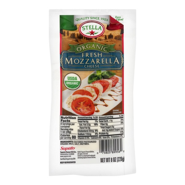 Stella Organic Fresh Mozzarella Cheese (8 oz) from Safeway Instacart