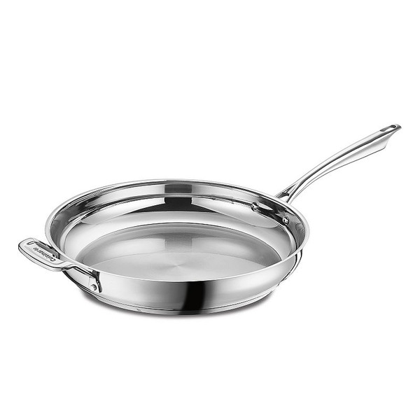 Cuisinart 8922-30H Professional Series 12" Stainless Steel Skillet With Helper Handle
