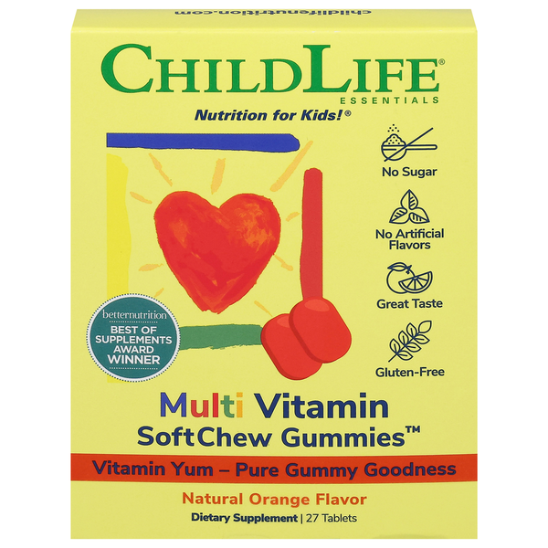 Childlife Natural Orange Flavor Multi Vitamin SoftMelts Same-Day