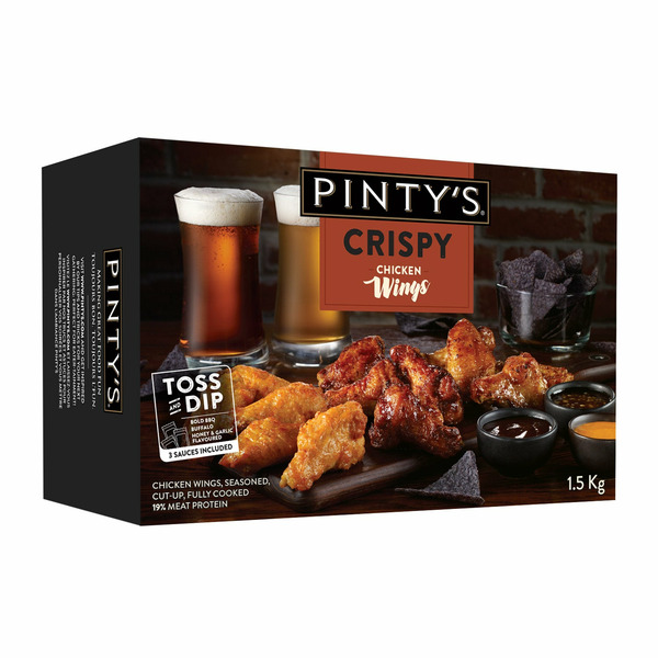 Pinty's Delicious Food Crispy Chicken Wings