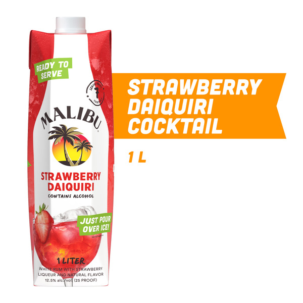 Malibu Ready To Serve Strawberry Daiquiri Cocktail Same-Day