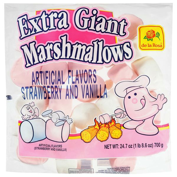 de la Rosa Marshmallows Extra Giant Strawberry & Vanilla