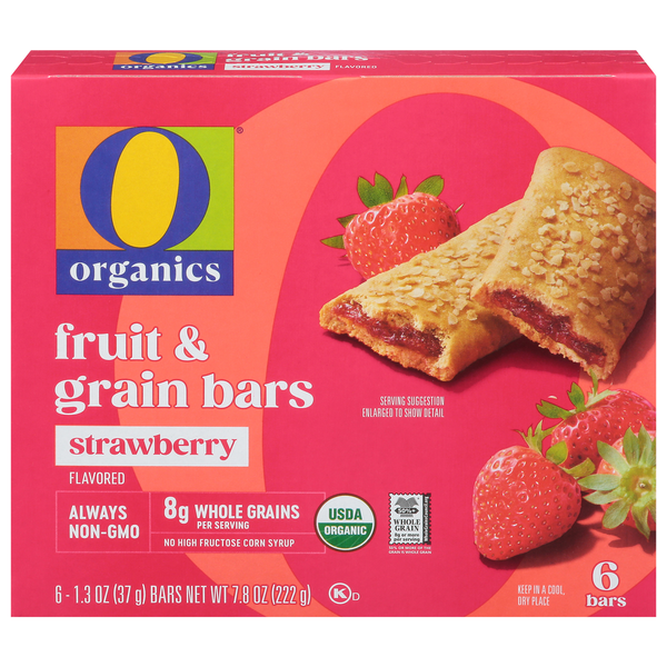 O Organics Fruit & Grain Bars, Strawberry
