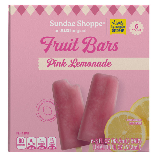 Sundae Shoppe Pink Lemonade Bars