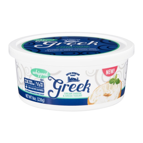 Green Mountain Farms Greek Cream Cheese Whipped (8 oz) Instacart