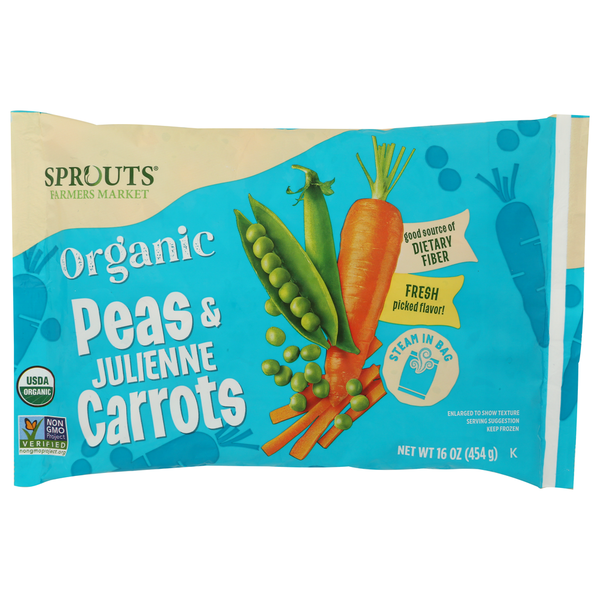 Sprouts Organic Peas & Julienne Carrots Mixed Medley Same-Day