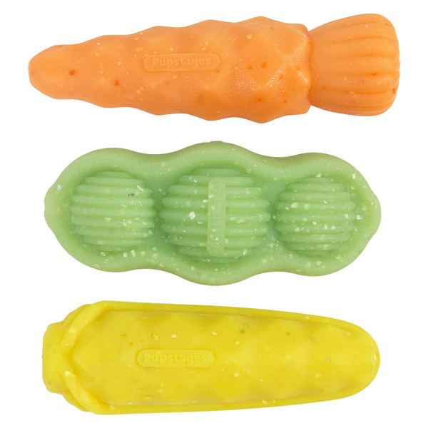 Outward Hound Pupstages Flex-Force Veggie Trio 3-Piece Dog Toy Set