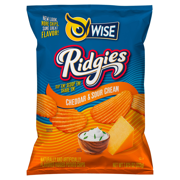 Wise Potato Chips, Cheddar & Sour Cream Same-Day Delivery | Food