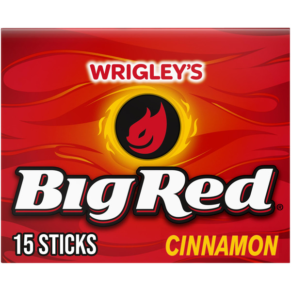 Big Red Cinnamon Chewing Gum Single Pack Same-Day Delivery or