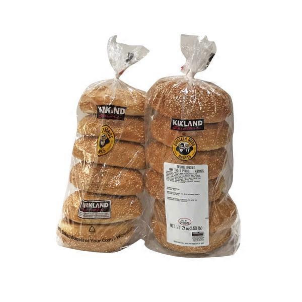 Sesame Bagels from Costco Instacart