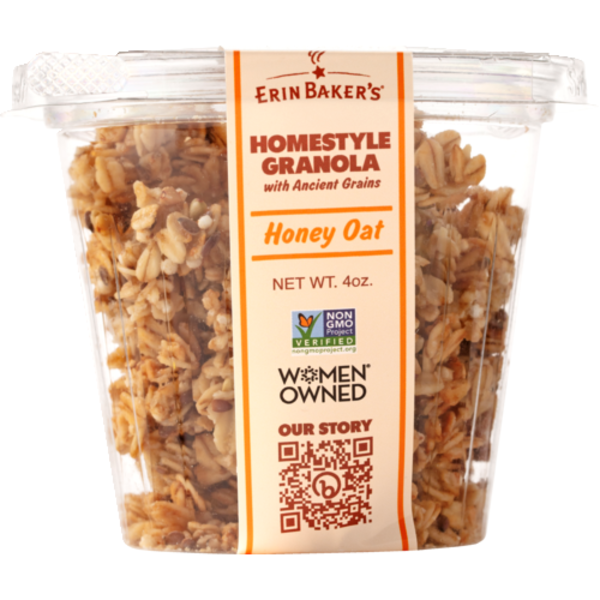 Erin Baker's Honey Oat Homestyle Granola Cup